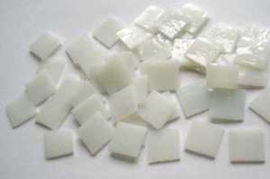 Flachmosaik weiss