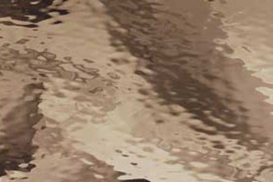 Bronzefarbiges Waterglass