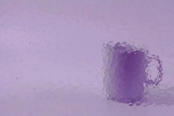 218 corella Ornamentglas violett