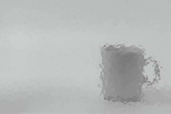 555,corella Ornamentglas hellgrau