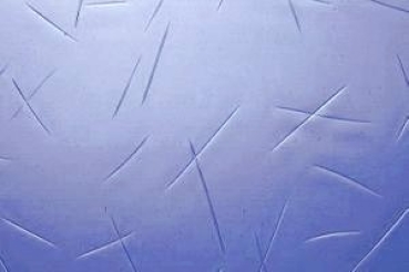 Gussantikglas blau