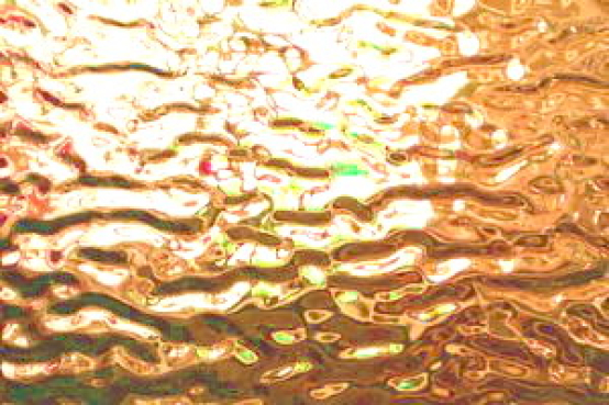 rippelglas,bernstein-gelb,grob,