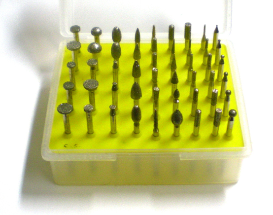 Schleifkörperset -II kleine Köpfe -- 50er-Set