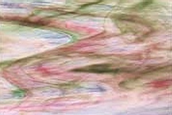 Tiffany Glas grün rosa