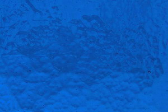 Tischkathedralglas mittelblau