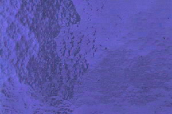 Tischkathedralglas blauviolett