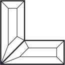 Eck-Bevelsatz 1,5"