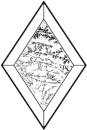 Eisblumen-Bevel, Raute, 4*6