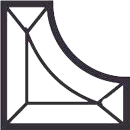 Innenecke 2x2x3/4