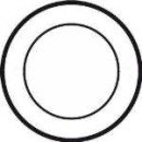 Runder Eisblumenbevel 3"