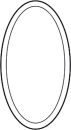 Ovaler Bevel 6x9