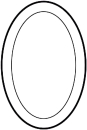 Ovaler Bevel 4x6