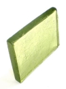 Glasdalle eisengrün