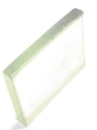 Glasdalle farblos