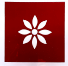 Friesecke rot Stern-Blume, 12cm