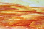 Bullseye,Fusingglas 2123 orange marmoriert,