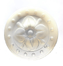 rosette,4-Blatt,weiss
