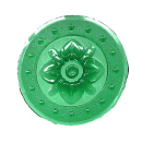 rosette 4-Blatt bläulichgruen 70mm,