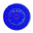 rosette 4-Blatt kobaltblau 70mm,