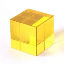 Glaswürfel 40mm grün