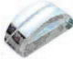 halbe Glasronde 30x12mm