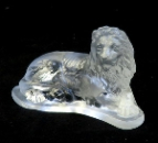 Glasfigur Löwe