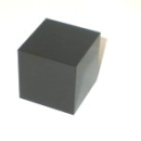 Glaswürfel 40mm schwarz