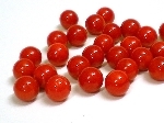 Glasmurmel 14mm rot