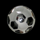 Glaskugel 80mm Fussball