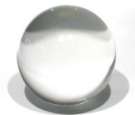 Kristallglaskugel 110mm klar