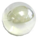 Glaskugel 50mm klar irisierend