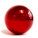 Glaskugel 100mm rot