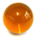 Kristallglaskugel 200mm amber
