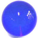 Glaskugel 100mm blau