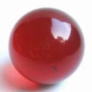 Kristallglaskugel 30mm rot