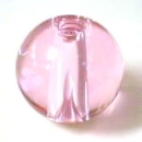 Glaskugel 50mm pink mit Durchgangsbohrung