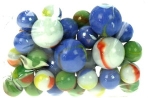 Glasmurmeln 16mm opak