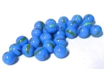Glasmurmel 16mm blauopak 3