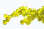 Glasmurmel 16mm gelb