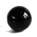 Kristallglaskugel 40mm schwarz