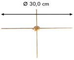 Schirmspeiche 4-armig