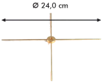 Schirmspeiche 4-armig