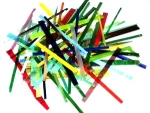 Mosaikglasstreifen unregelmäßig
