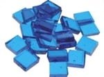 Flachmosaik transparent capriblau