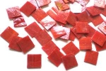 Flachmosaik rot