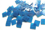 Flachmosaik ozeanblau