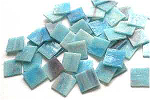 Flachmosaik blau amethyst