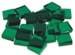 Flachmosaik transparent smaragd-grün