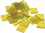 Flachmosaik transparent zitrone