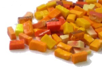 Smalten Mischung orange -Töne